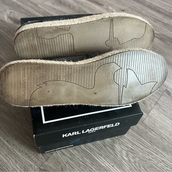 Karl Lagerfeld Espadrilles size 8.5 - Picture 6 of 7